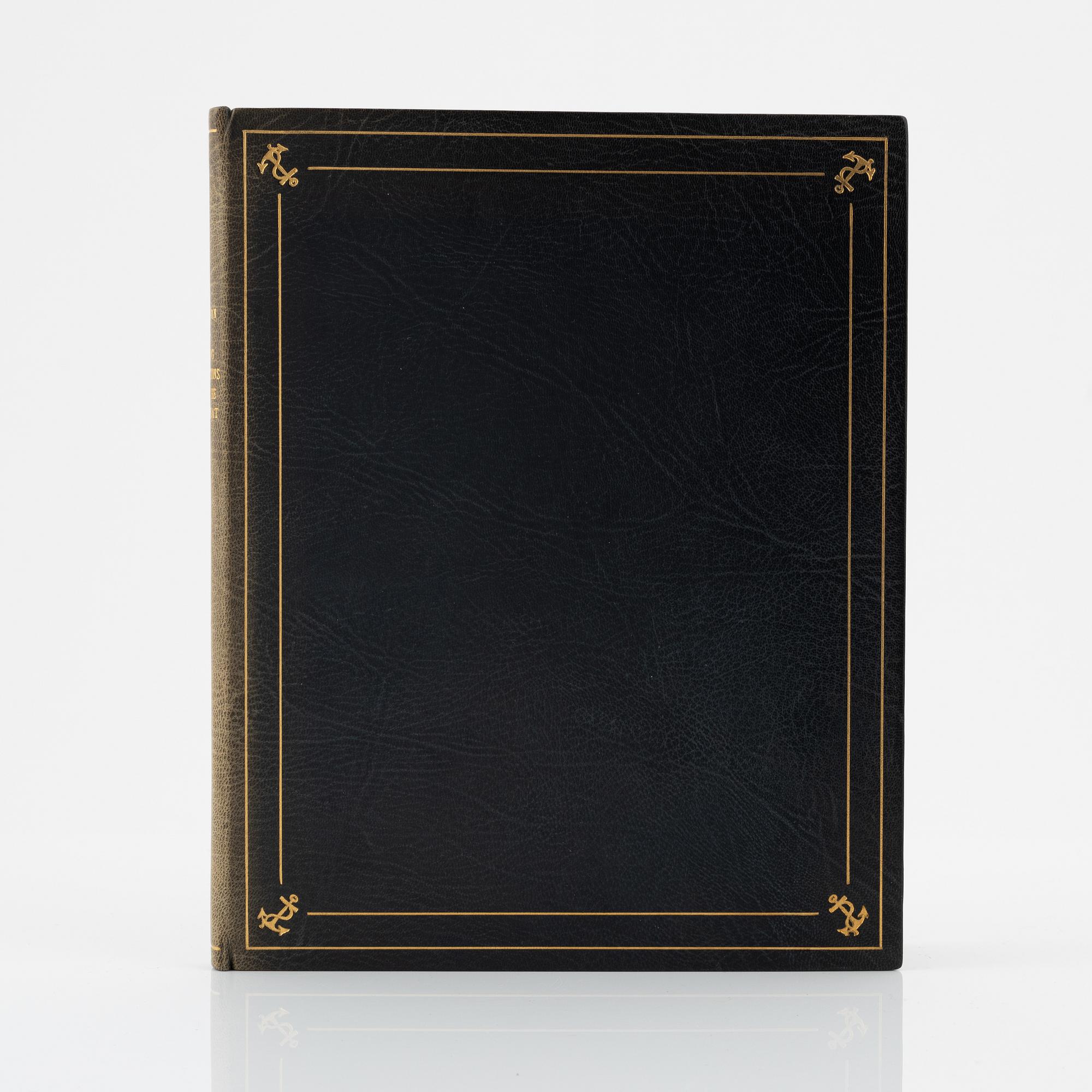 Bok, Sailing directions for Kattegat, 1800, med gravyrer, av Poul Løvenørn.