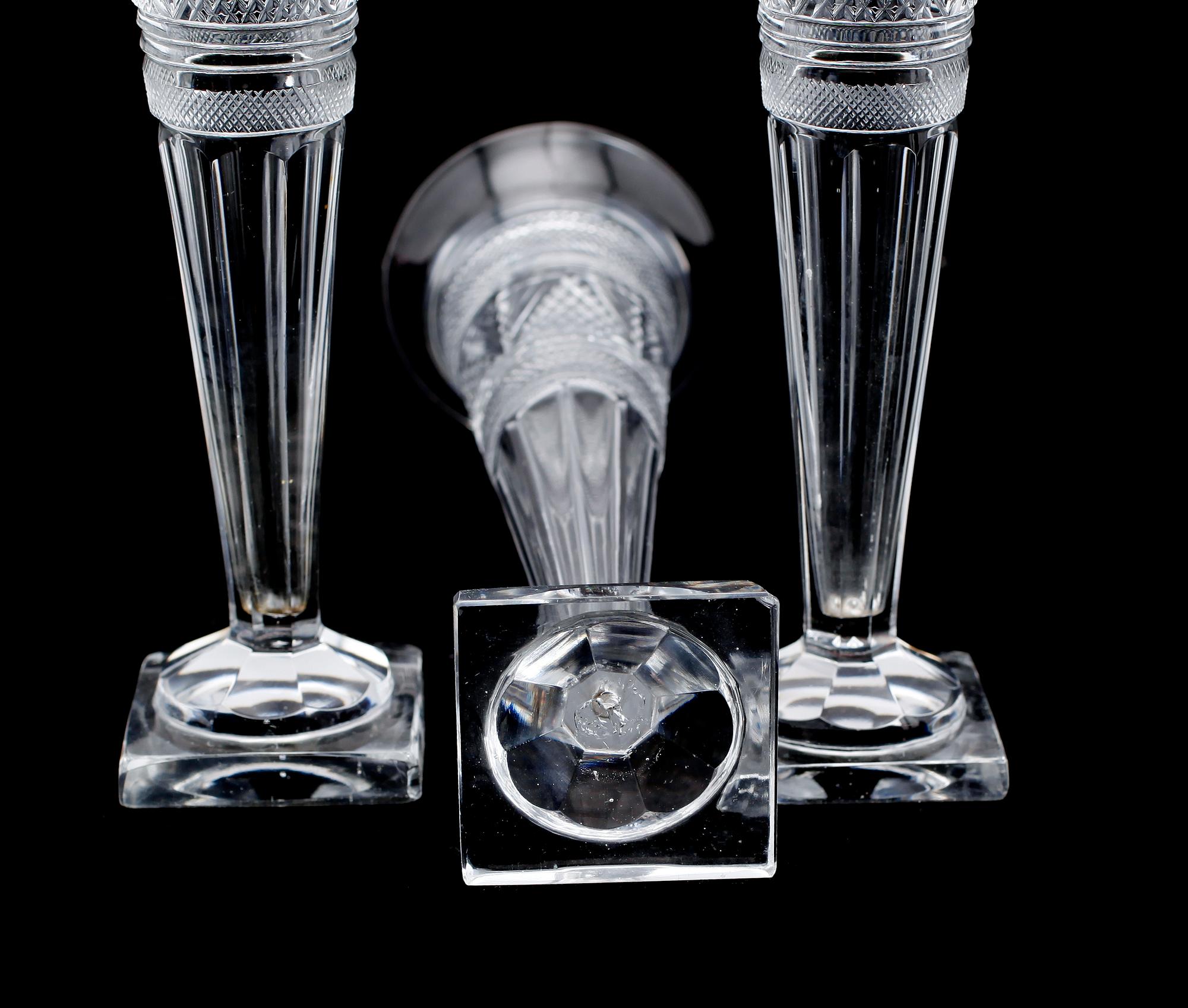 CHAMPAGNESTRUTAR, 6 st, glas, sannolikt sekelskiftet 1900.