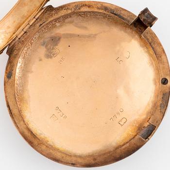 Fickur, av Eardley Norton (verksam i London 1760-94), "Calendar, Quarter Repeating", ca 1790.