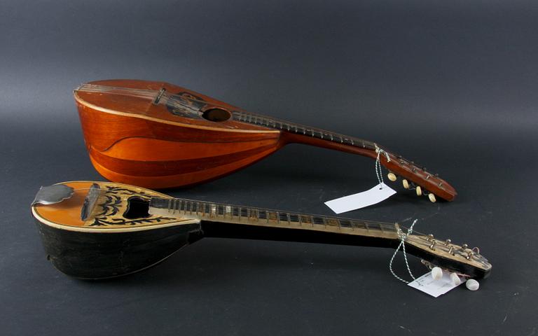 MANDOLINER, 2 st, 1900-tal.