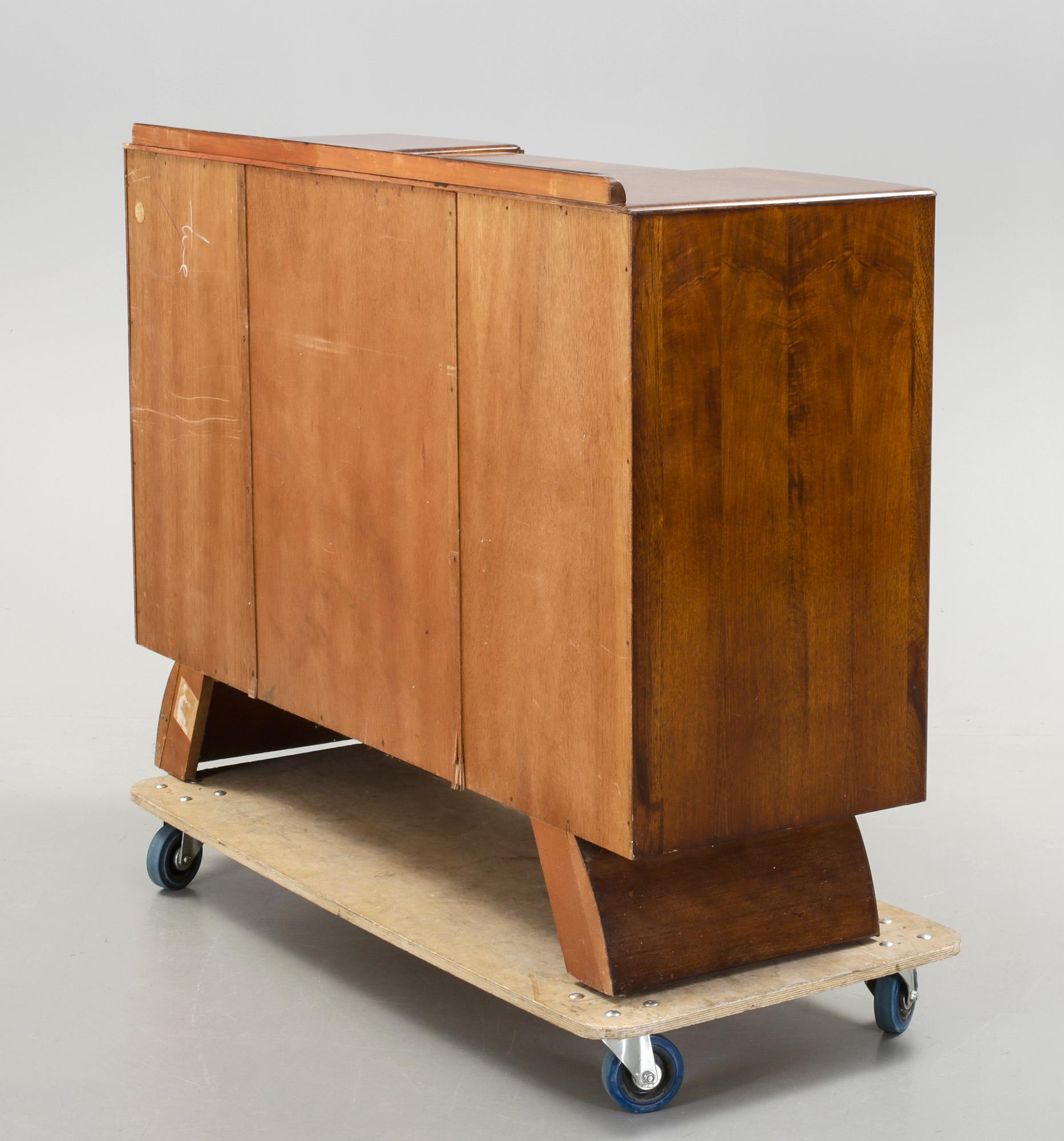 BARSKÅP, art deco, 1930/40-tal.