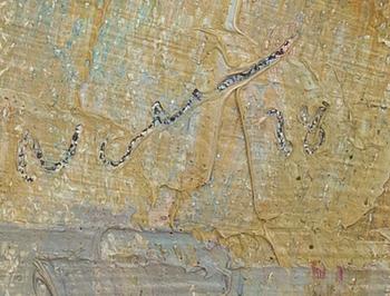 Arnold "Nolle" Svensson, oil on canvas, signed and dated -78.