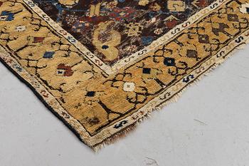 A carpet, fragment, an antique Karabagh 18th century, ca 293-300,5 x 202,5-205,5 cm.