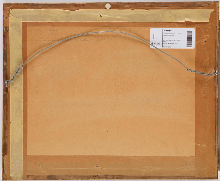 Anna Palm de Rosa, "Strömmen med Stockholms slott".