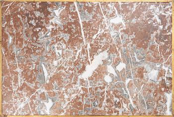 Soffa, 2 karmstolar, bord, gustaviansk stil, 1900-tal.