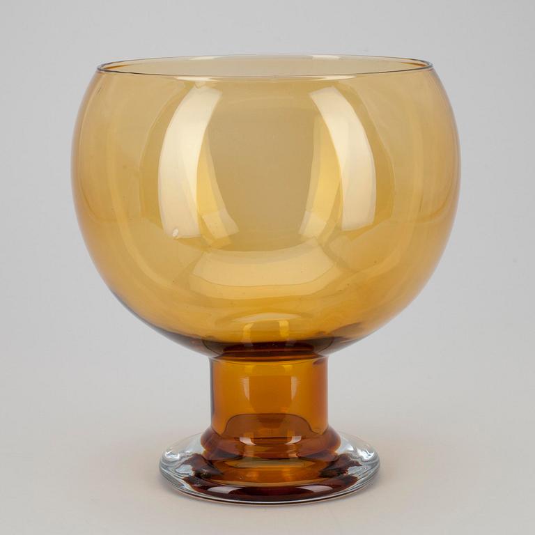 BÅLSKÅL, glas, "Old King Cole" Erkkitapio Siiroinen, Riihimäen Lasi, 1970-tal.