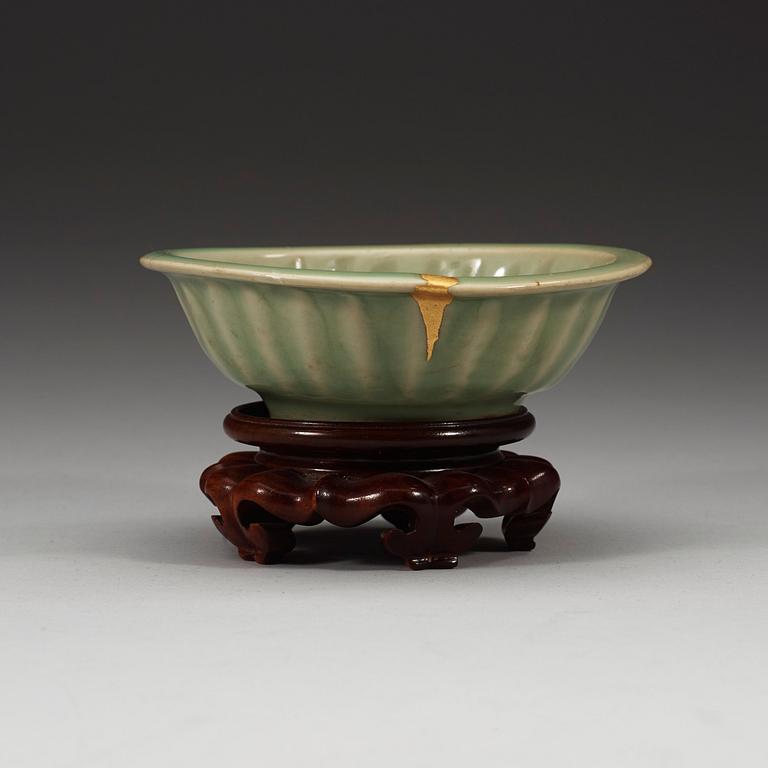 A celadon bowl, Ming dynasty (1368-1644).