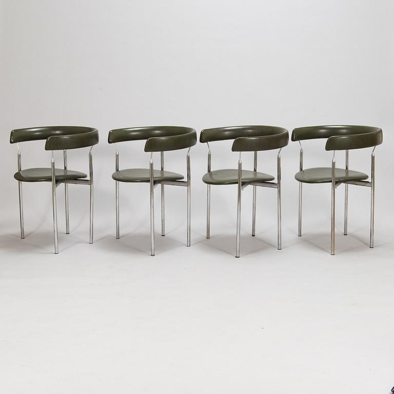 Jan Lunde Knudsen, Four 1960's armchairs for Karl Sørlie & sønner.