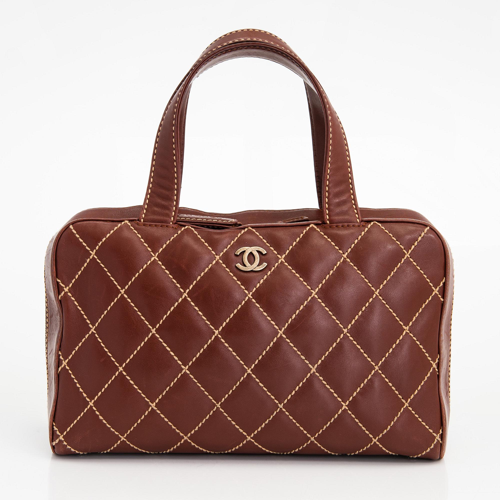 Chanel, "Surpique Wild Stitch Boston", bag, 2000-2002.