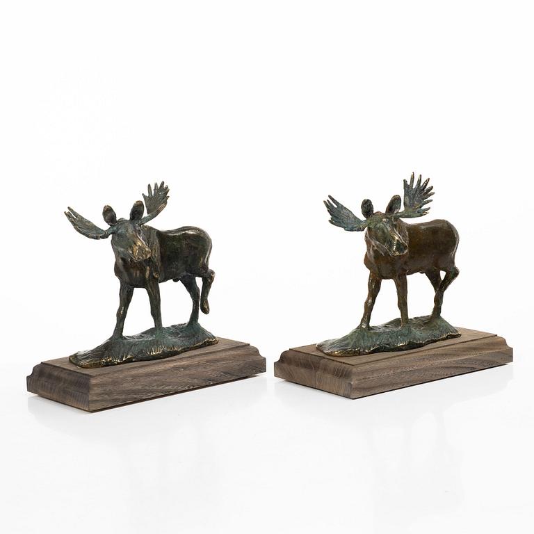 Torbjörn Forsberg, Moose bulls, 2 pcs.