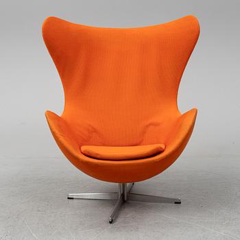 ARNE JACOBSEN, an 'Egg' chair from Fritz Hansen, Denmark.
