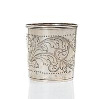 A Norwegian silver beaker, mark of Johan Peter Olsen Rust, Trondheim 1762.
