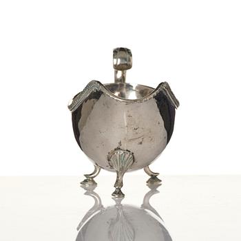 Tedos, sauceboat and cup, silver, including Ottoman Empire.