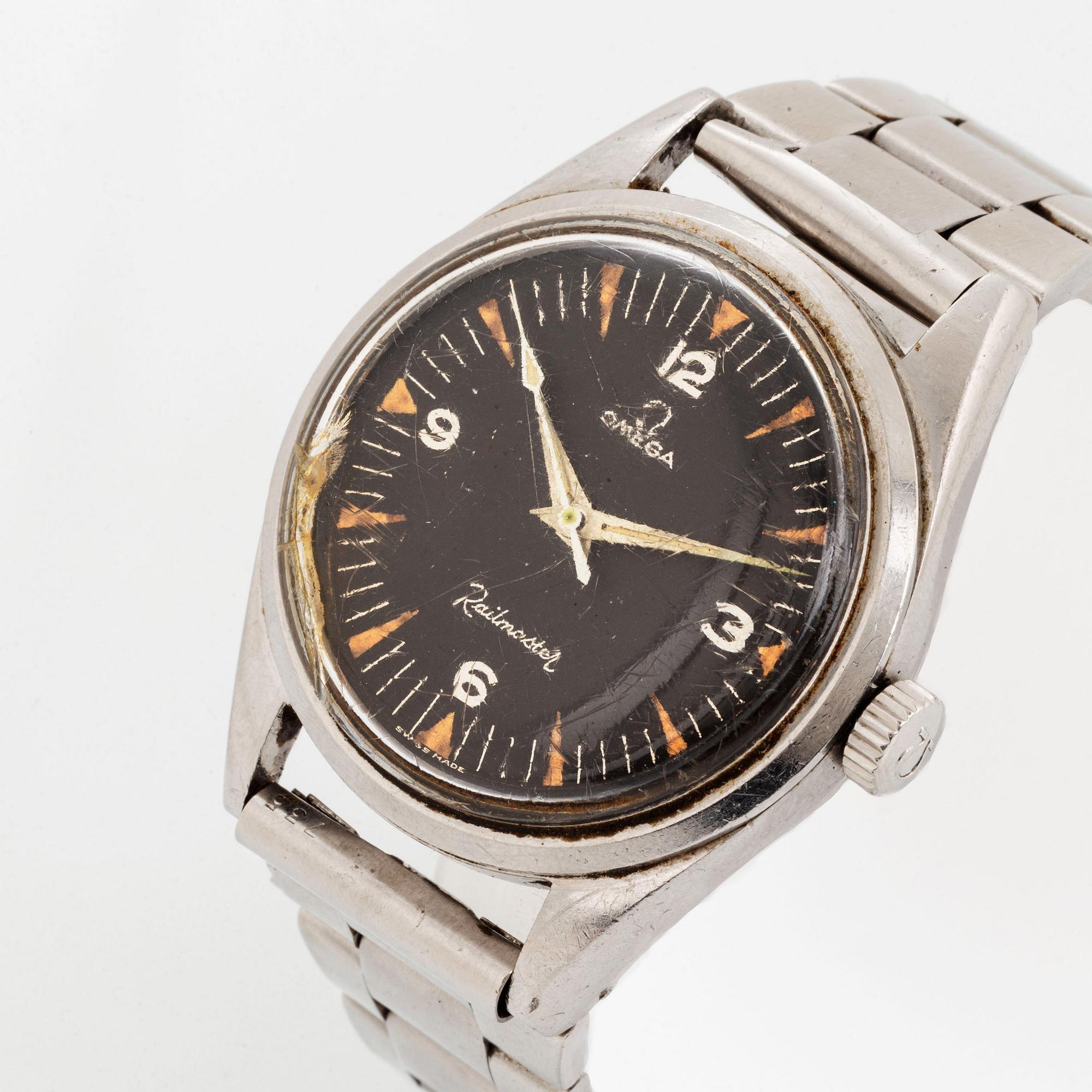 Omega, Railmaster, "Dauphine hands".