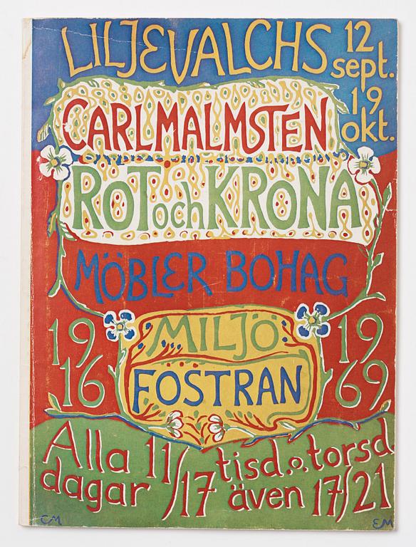 Carl Malmsten, skåp, "Raimond", utfört som gesällprov av snickarmästare Gunnar Franke 1964.