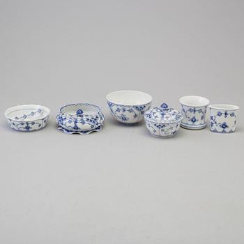 A set of 49 pieces of 'Musselmalet' porcelain tableware, Royal Copenhagen.