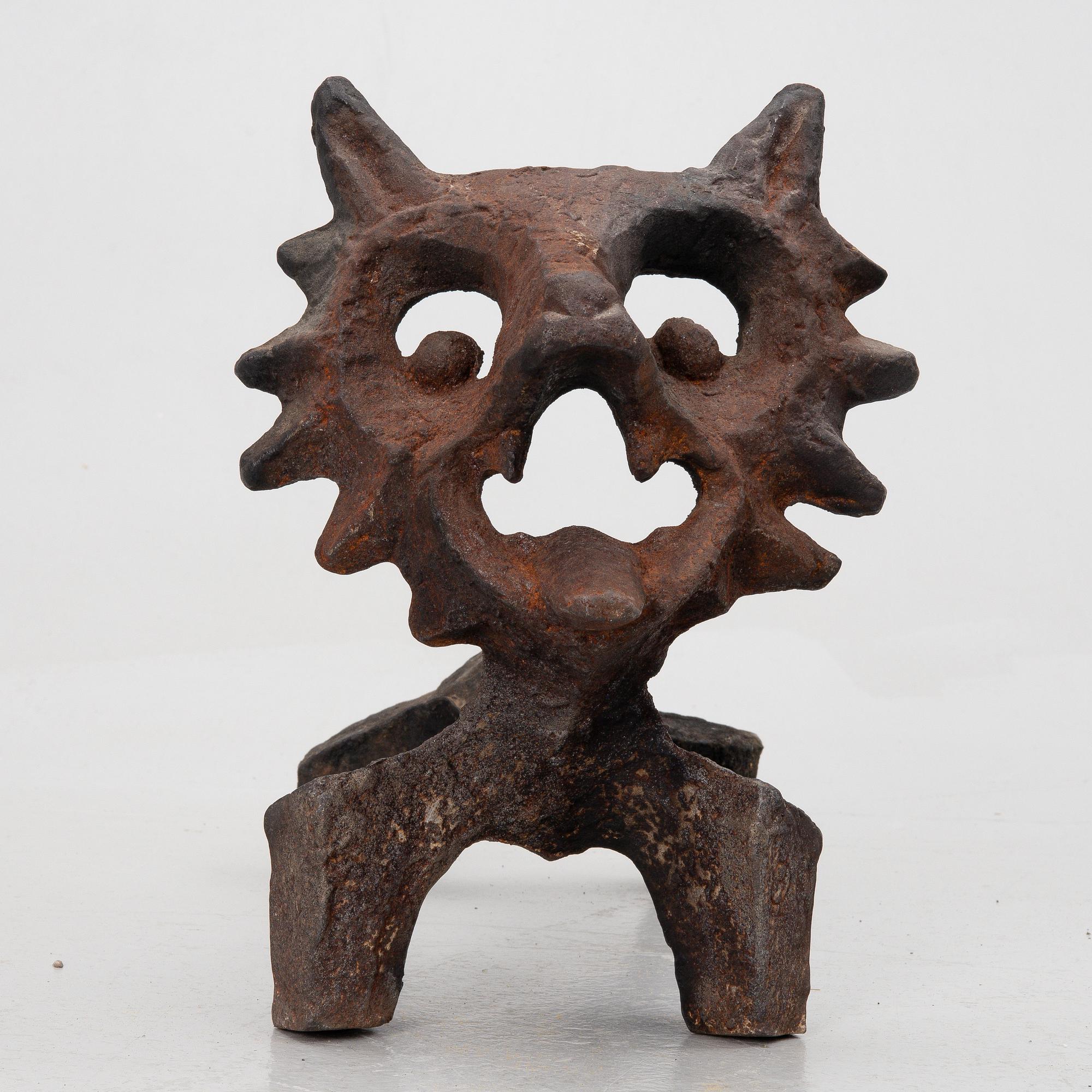 Olle Hermansson, andiron, "The Fox", Husqvarna, 1960s.