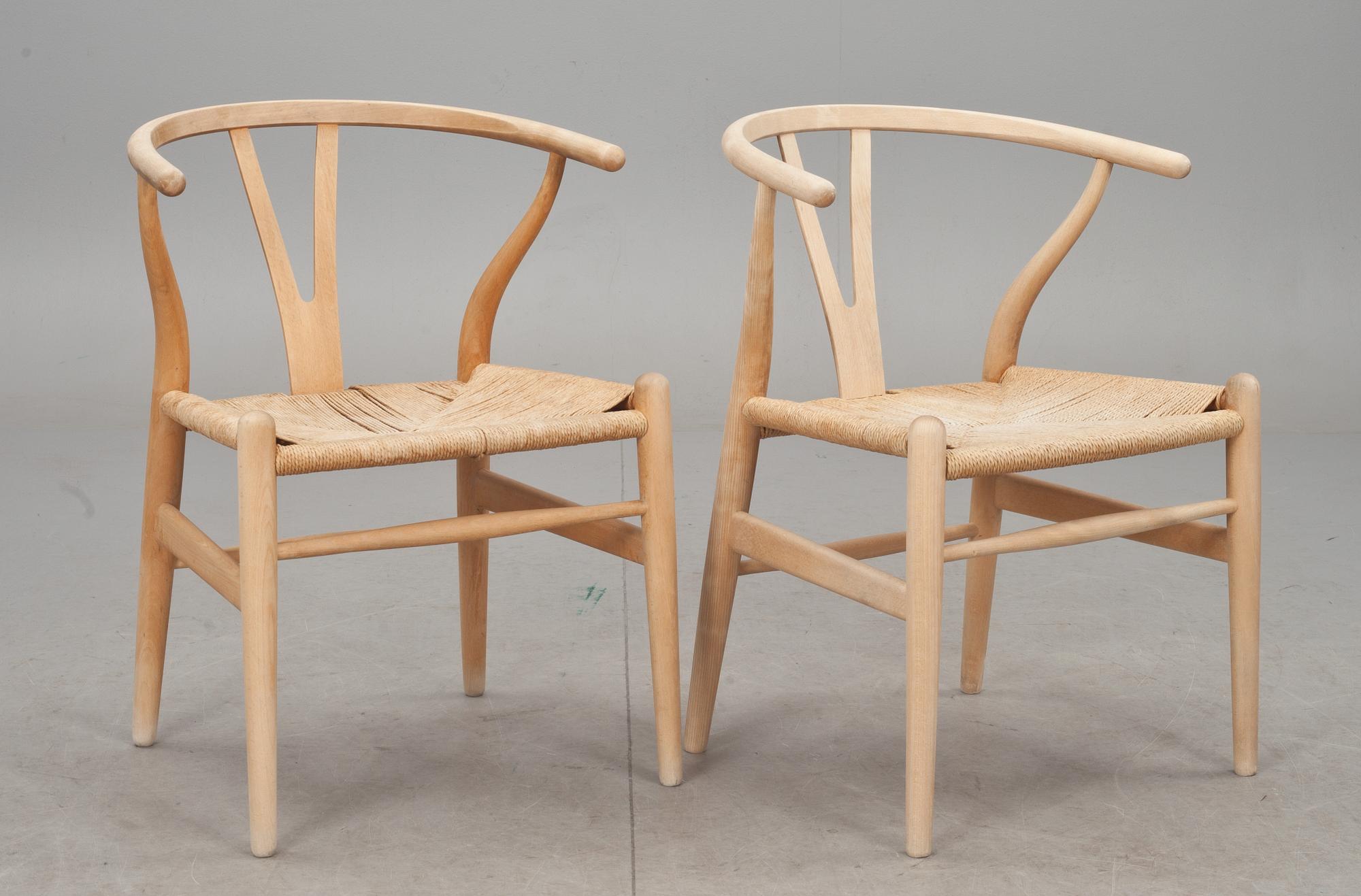 STOLAR, 6 st, "Y-stolen", Hans J. Wegner, Carl Hansen & Son.