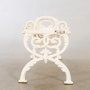 TRÄDGÅRDSBÄNK 1900-tal lättmetall.