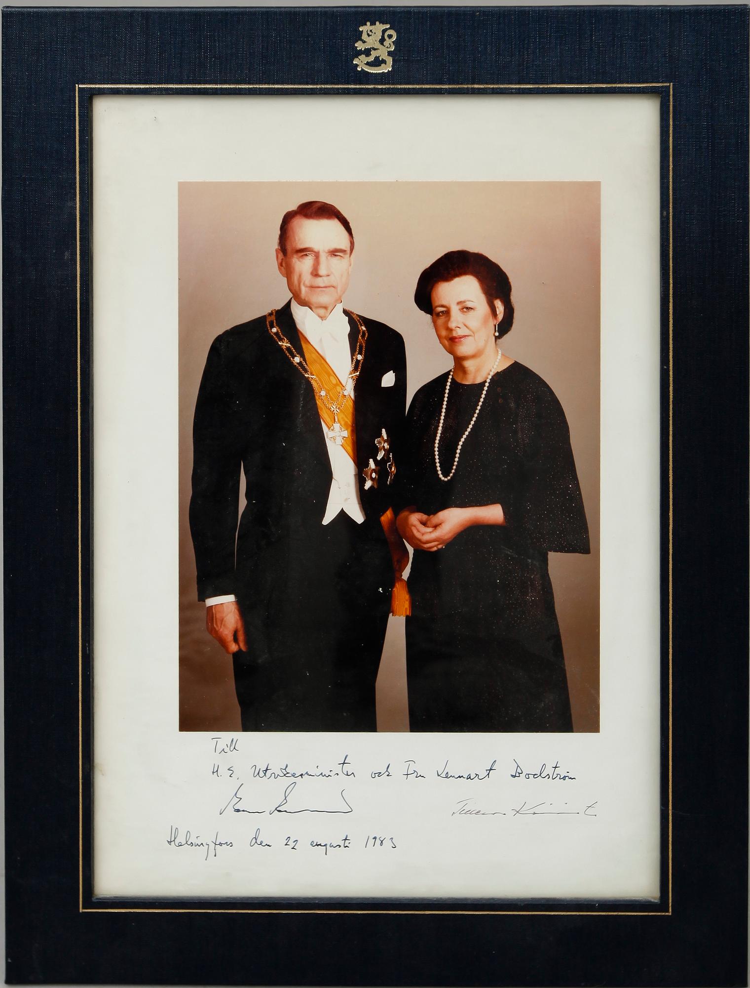 AUTOGRAFER, i tre ramar, bl a Stor-hertigen av Luxembourg.