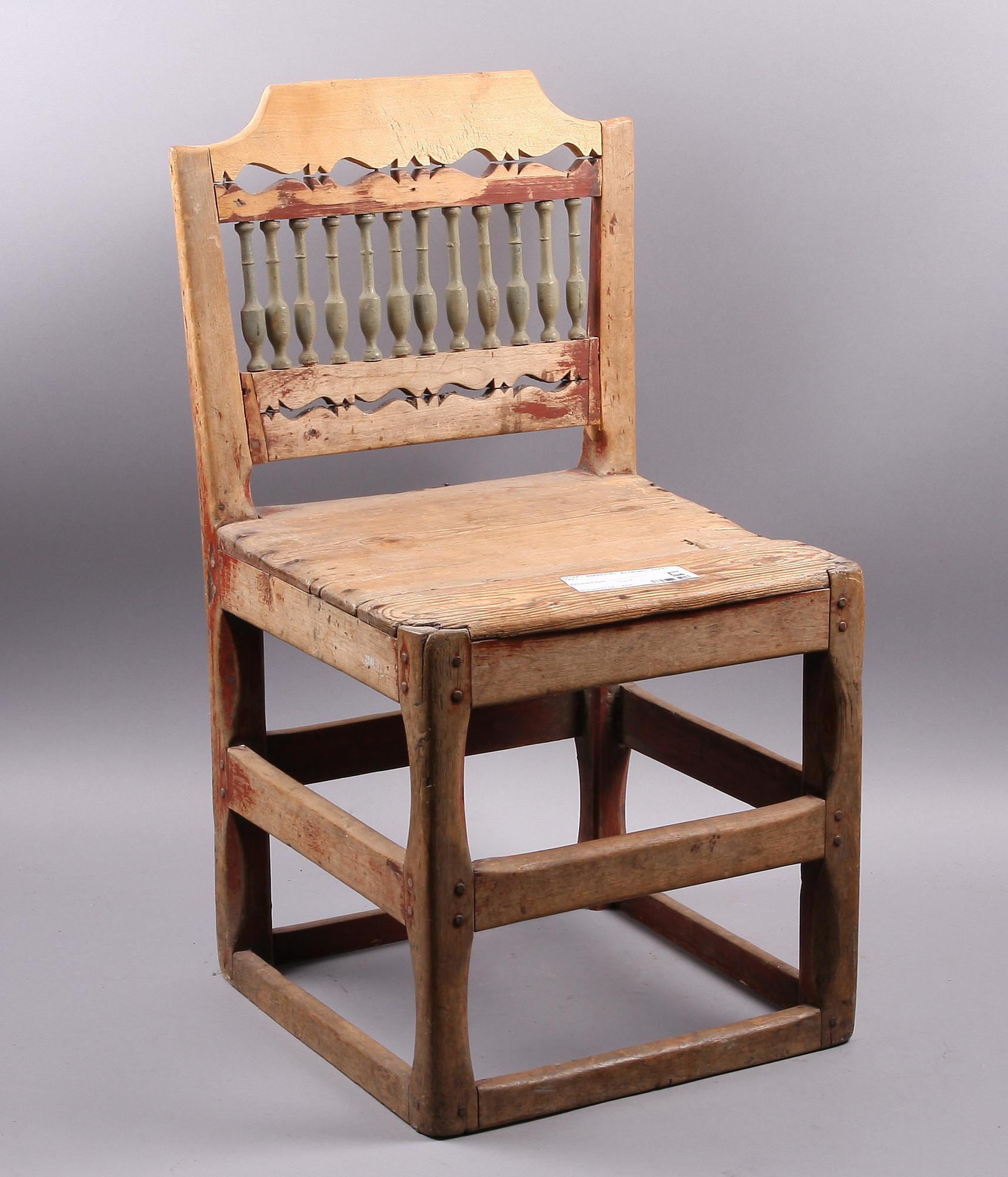 BARNSTOL, allmoge, 1800-tal.