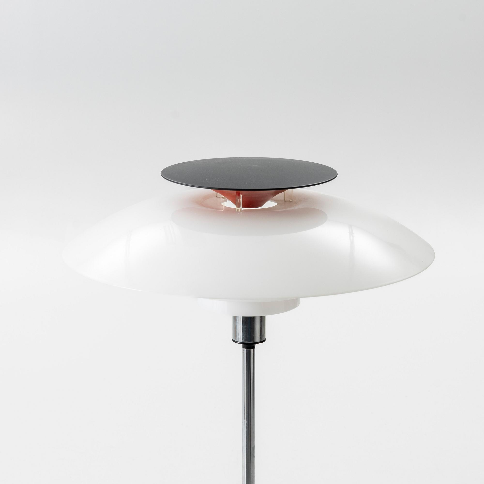 Poul Henningsen, a 'PH-80' floor lamp, Louis Poulsen, Denmark.
