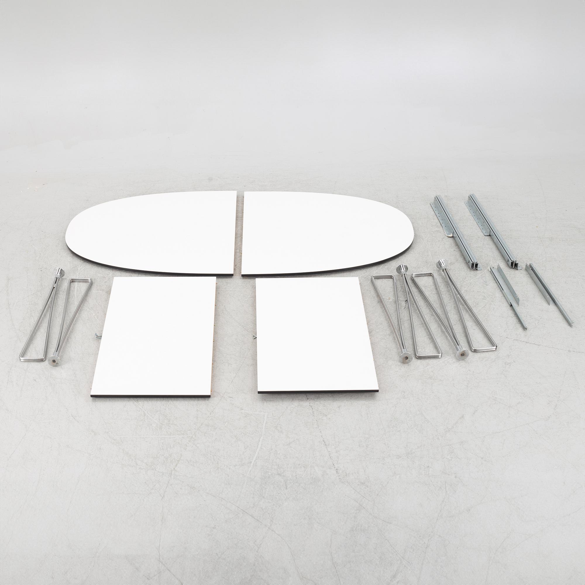 Bruno Mathsson & Piet Hein, a "Superellips" dining table, Bruno Mathsson International, Sweden, 2011.