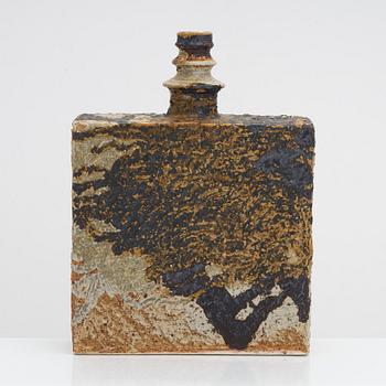 Annikki Hovisaari,  A ceramic bottle, signed AH Arabia.