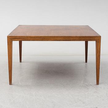 SEVERIN HANSEN, a rosewood veneered coffee table from Haslev Møbelfabrik, Deanmark, 1950's/60's.