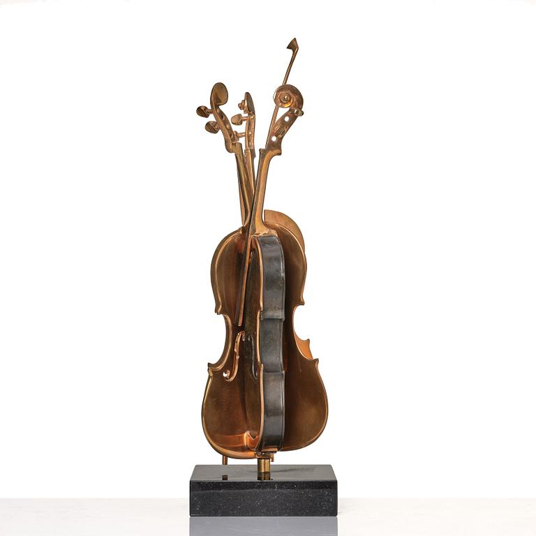 Arman (Armand Pierre Fernandez), "Sliced violin".