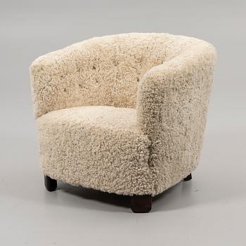 Fåtölj, Scandinavian Modern, Danmark, 1940-tal.