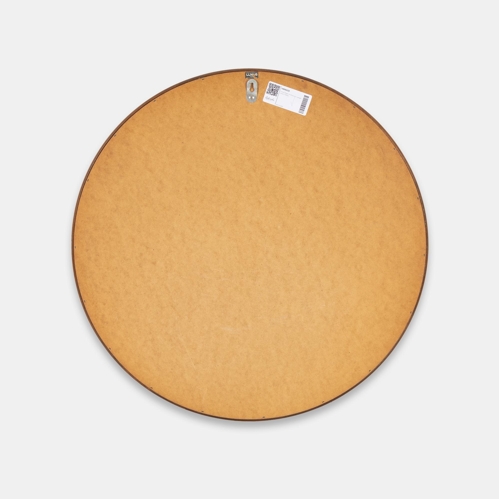 Uno & Östen Kristiansson, spegel, Luxus, Vittsjö, 1960-tal.