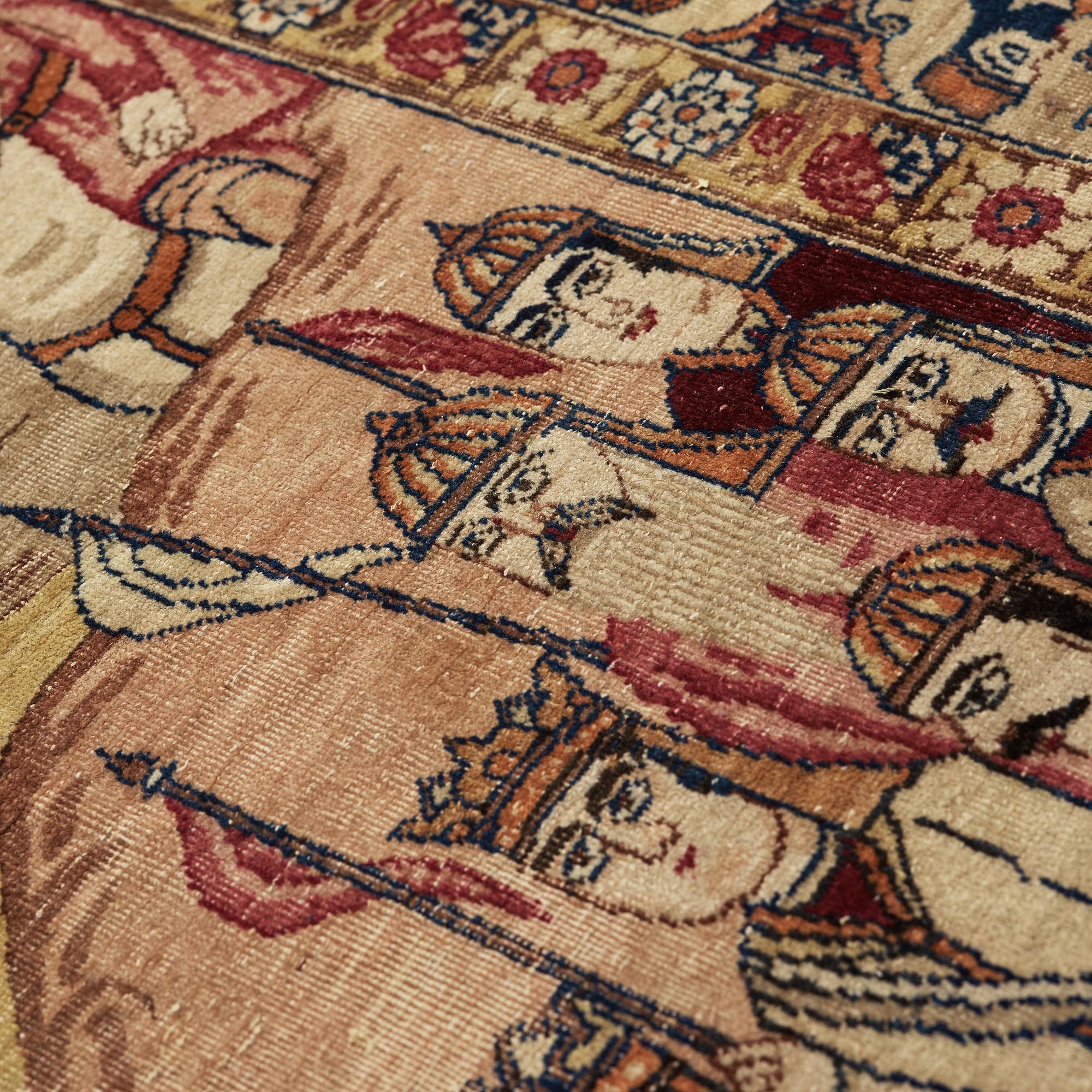 An Antique Kerman Laver, 216 x 137 cm.