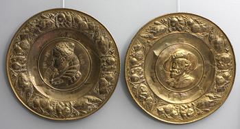 DEKORSKÖLDAR, ett par. Barockstil. 1800/1900-tal.