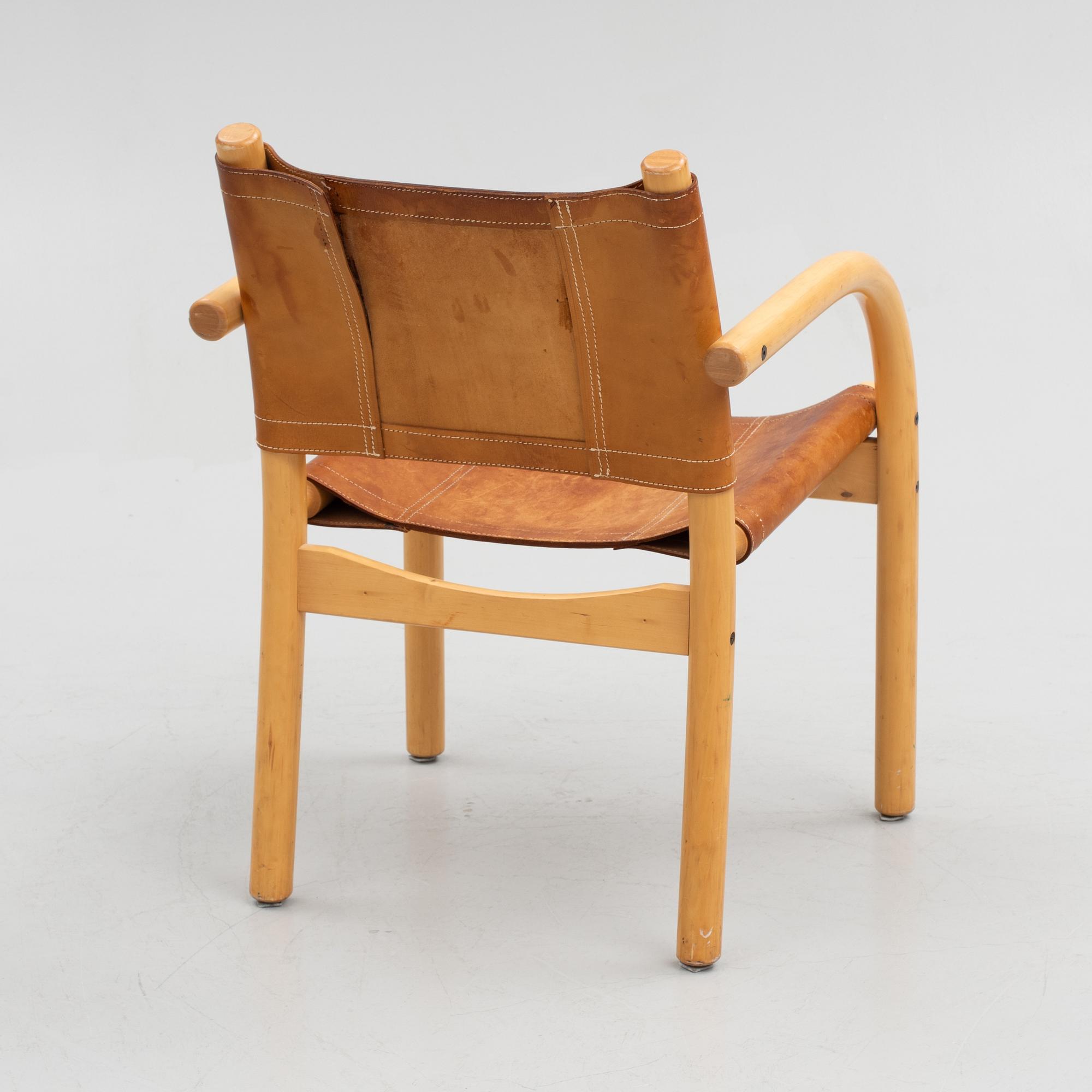 Ben af Shultén, karmstol, modell 411, Artek, Finland, 1900-talets slut.