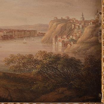 Fredric Werner (Verner), Overlooking Stockholm from Djurgården & from the West.