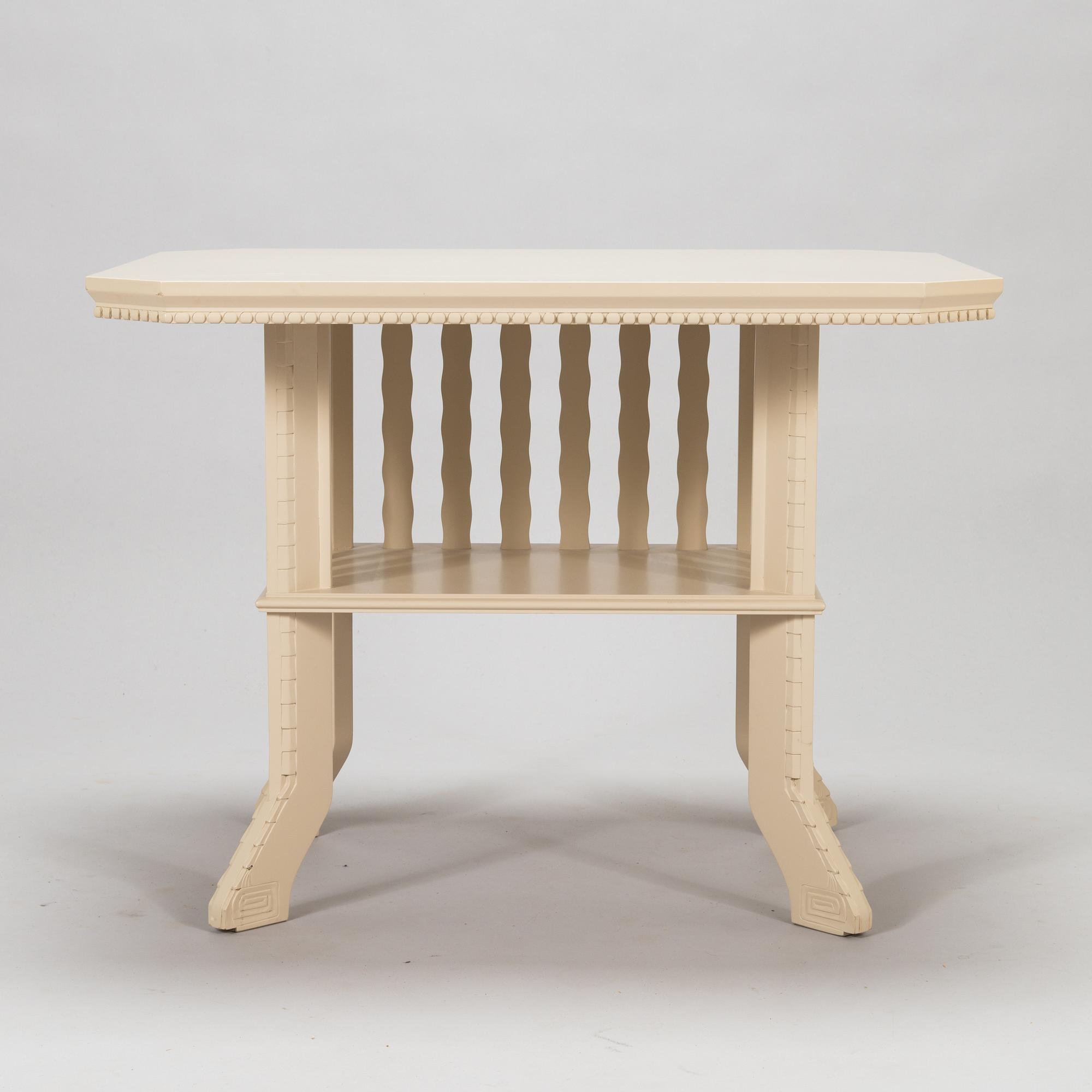 Eliel Saarinen, bord, "White Suite (Hvitträsk)", Adelta 1980-tal.