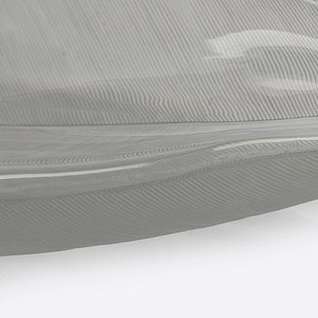 Tapio Wirkkala, konstglas, "Fjäder", signerad Tapio Wirkkala Iittala -54.