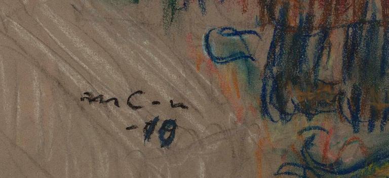 MARCUS COLLIN, pastell, sign o dat 1910.