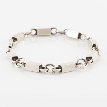 Armband, silver, stavlänkar.
