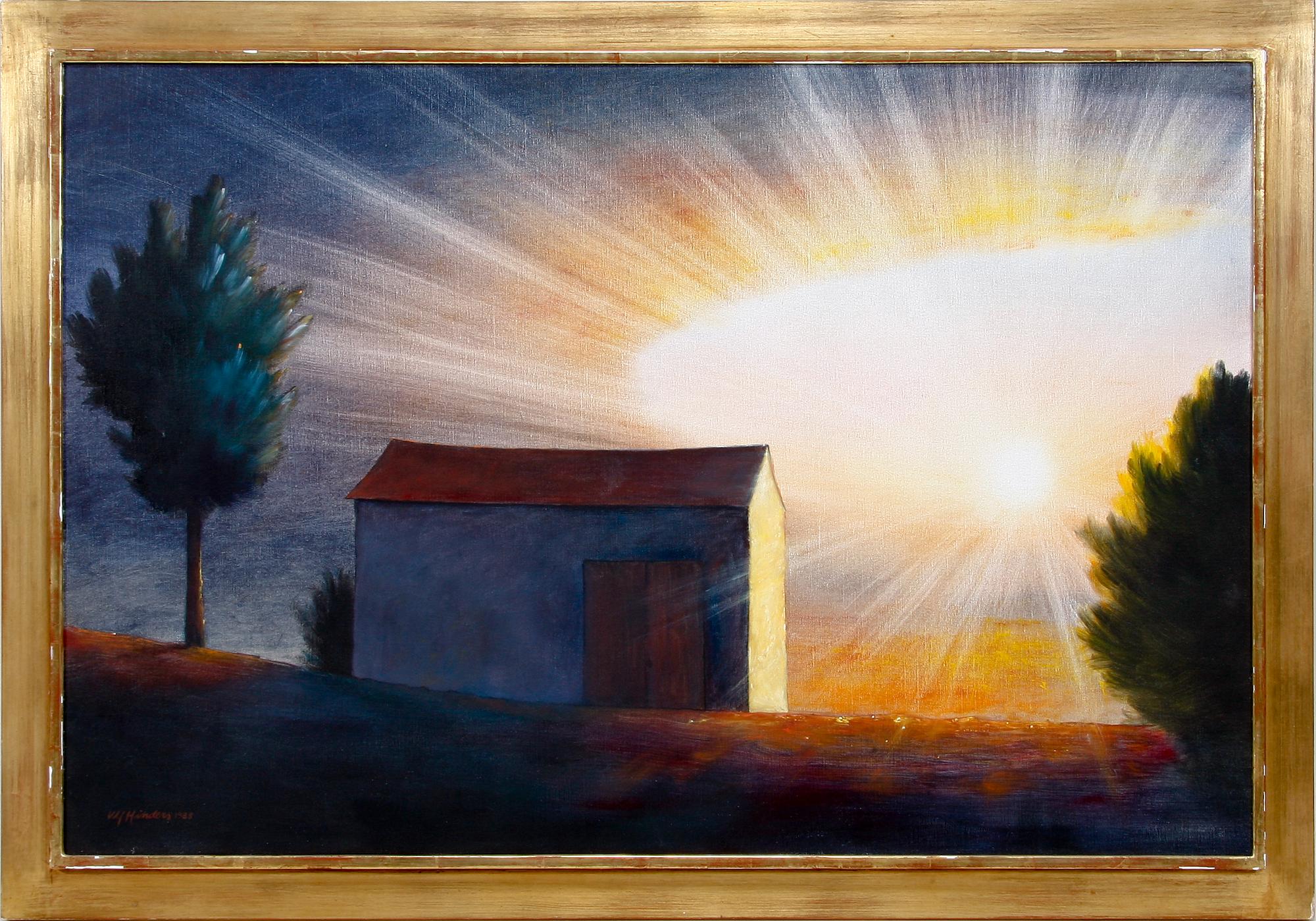 ULF HINDERS, olja på duk, sign o dat 1988.