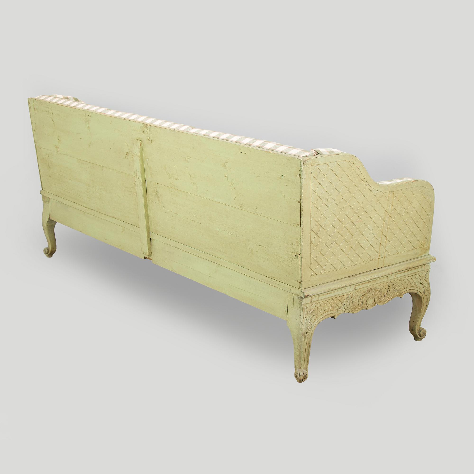 Trågsoffa, allmoge, 1800-talets senare hälft.