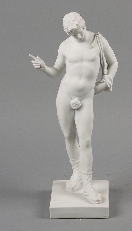 FIGURIN, parian, 1900-tal.
