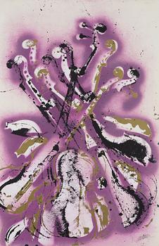 Arman, Komposition med fioler.