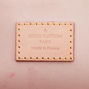 LOUIS VUITTON, a powder beige monogrammed vernis top handle bag, "Alma".