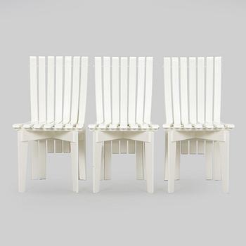 Alvar & Aino Aalto, tuoleja, 3 kpl, Aurinko-sarjaa, Artek 2000-luku.