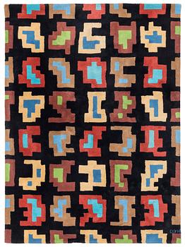 79. C Göran Karlsson, a rug, untitled, hand tufted, Asplunds, approximately 220 x 162 cm.