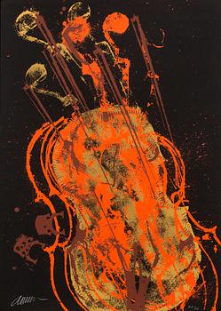 FERNANDEZ ARMAN, colour serigraph, signed and numbered E.A 1/25.