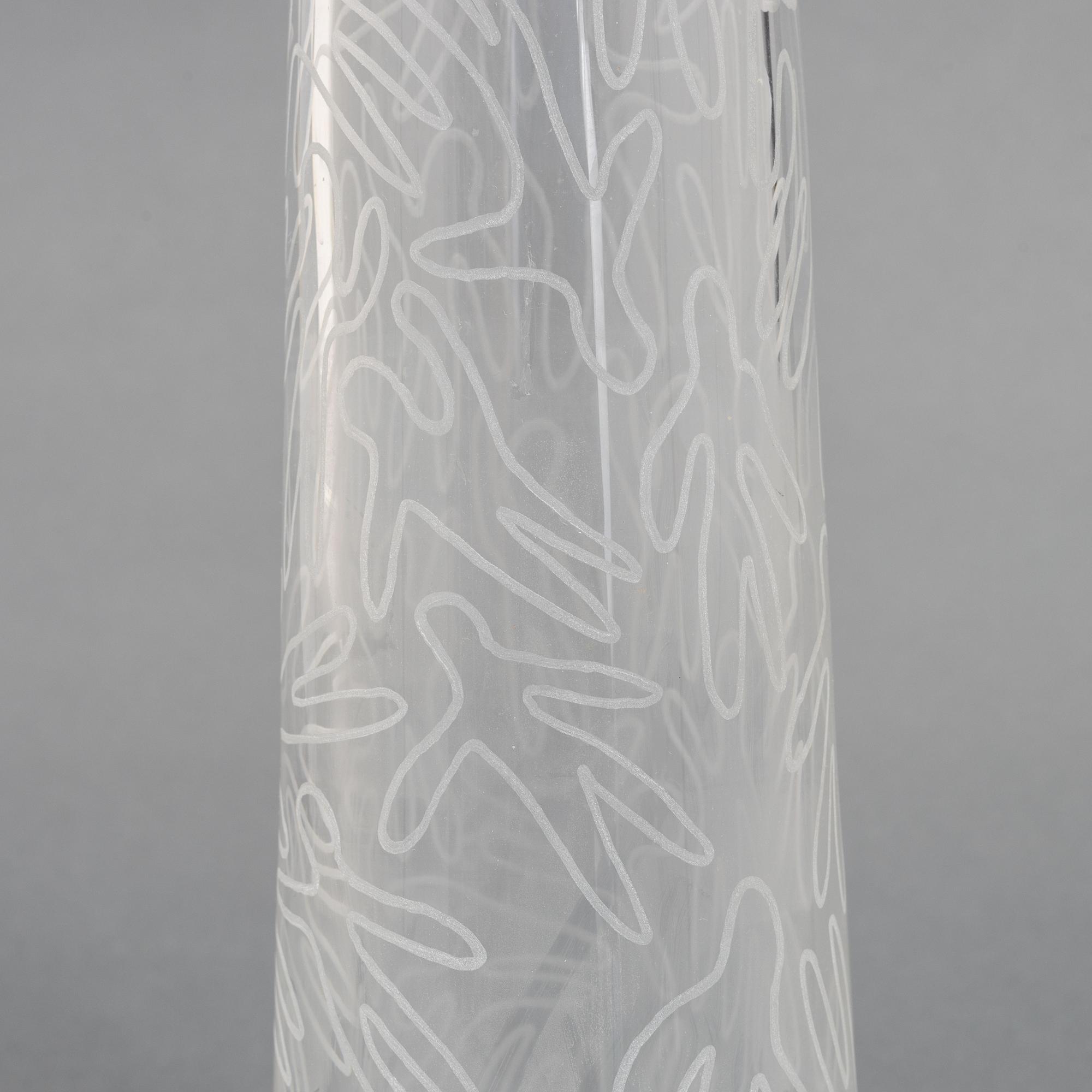Martti Rytkönen, a glass vase, Orrefors Expo, 2000.