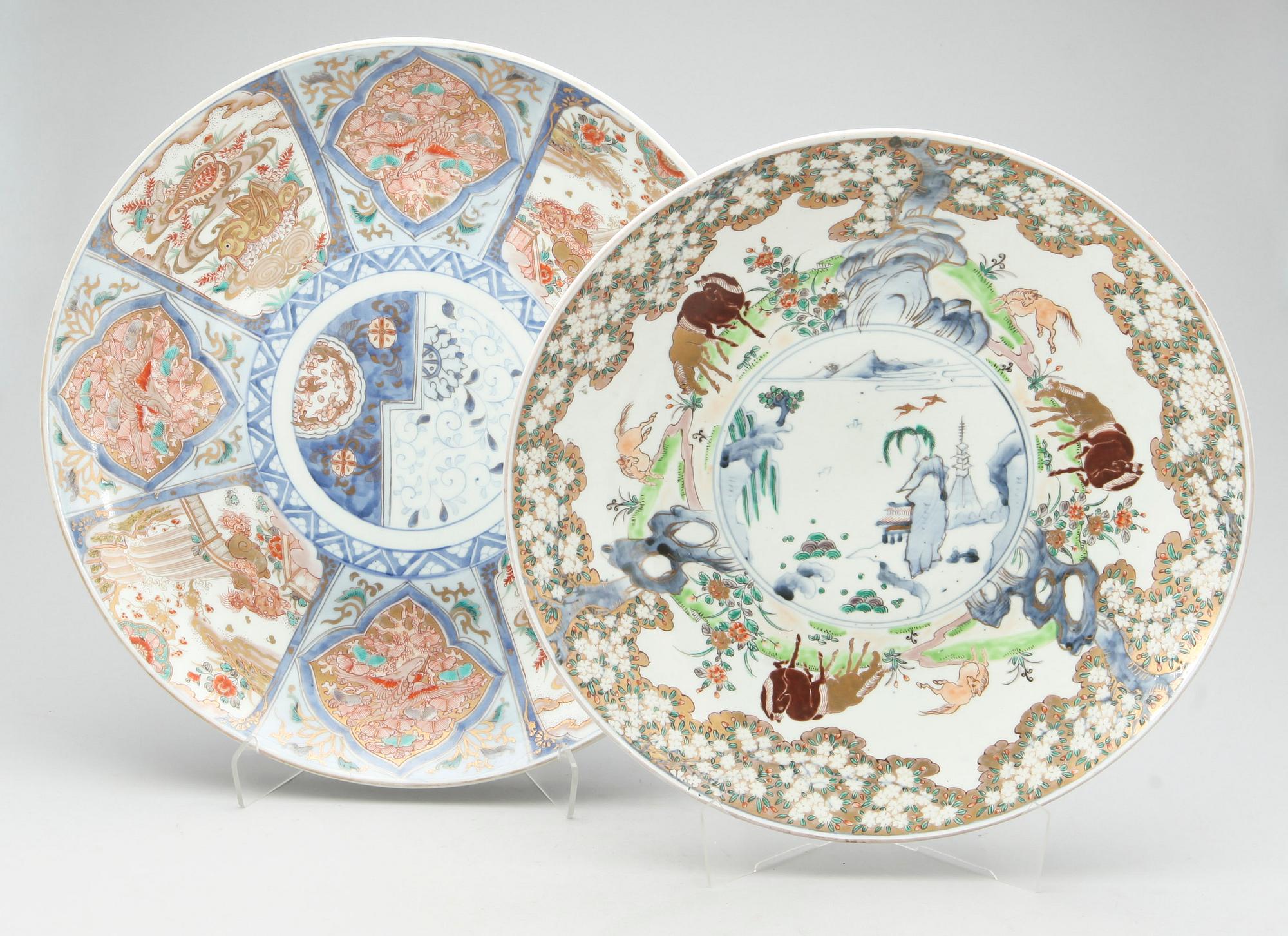 FAT, 2 st, porslin, sannolikt Japan 1900-tal.